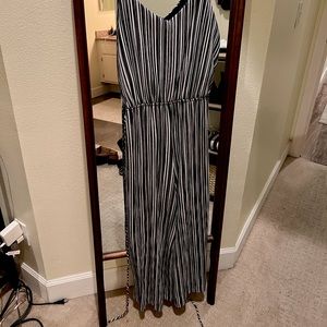 Romper with drawstring